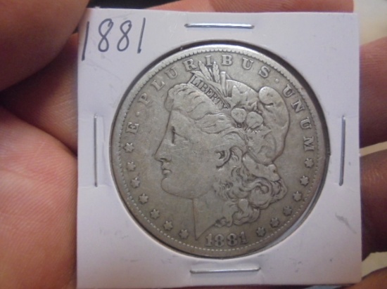1881 Morgan Silver Dollar