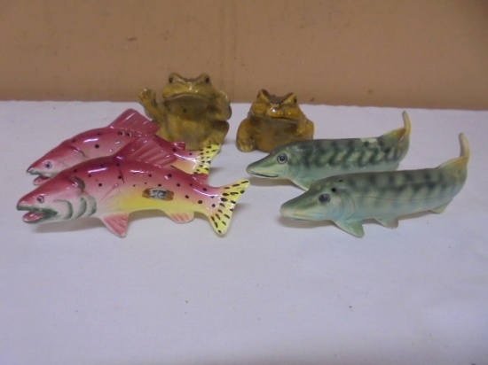 3 Vintage Sets of Salt & Pepper Shakers