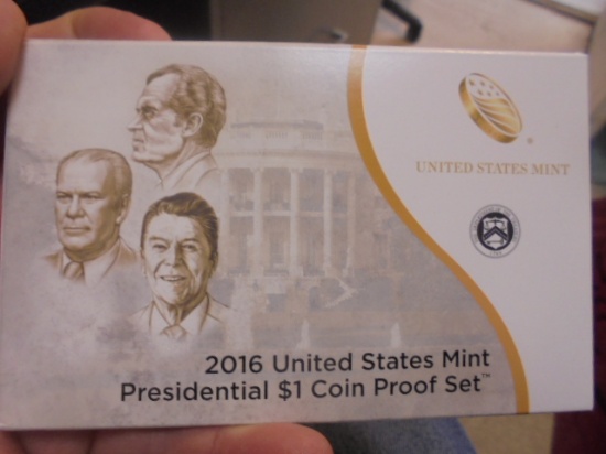 2016 US Mint Presidential $1 Coin Proof Set