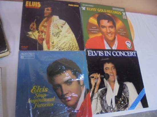 Group of 14 Elvis Lp Records