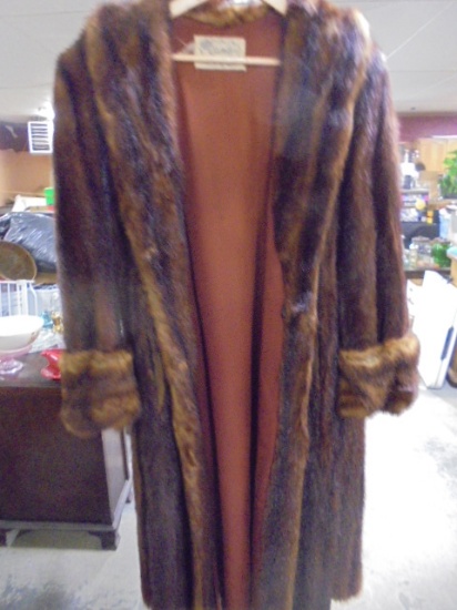 Ladies Full Length Fur Coat