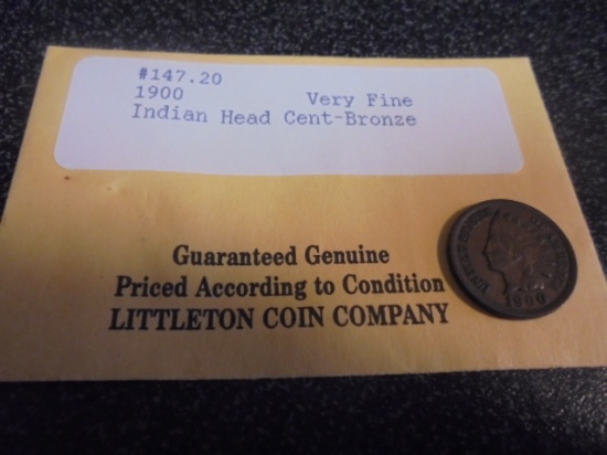 1900 Bronze Indian Head Cent