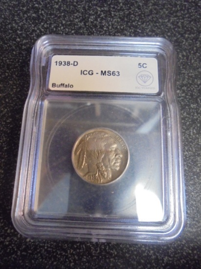 1938 D Mint Buffalo Nickel