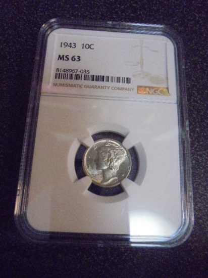 1943 Silver Mercury Dime