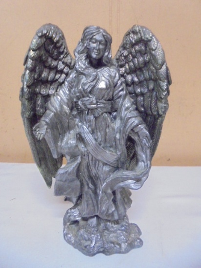 Beautiful Ricker Pewter Angel Figurine