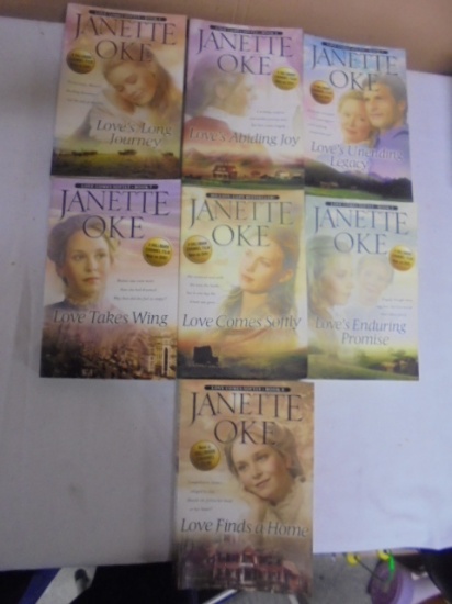 Group of 7 Janette Oke Novels