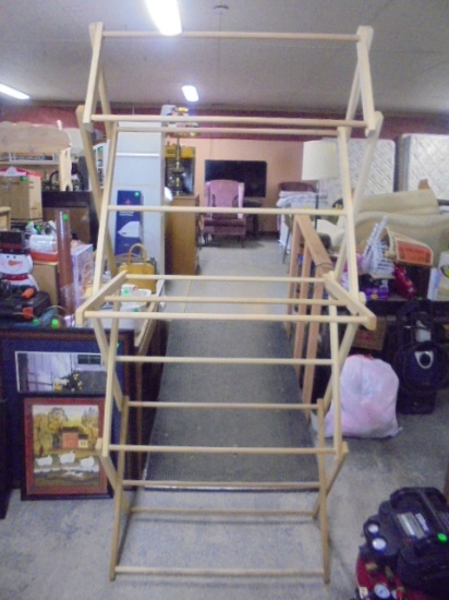 Wooden Folding Drying Rack