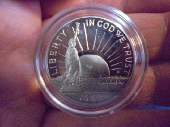 1986 Silver Liberty Coins Half Dollar