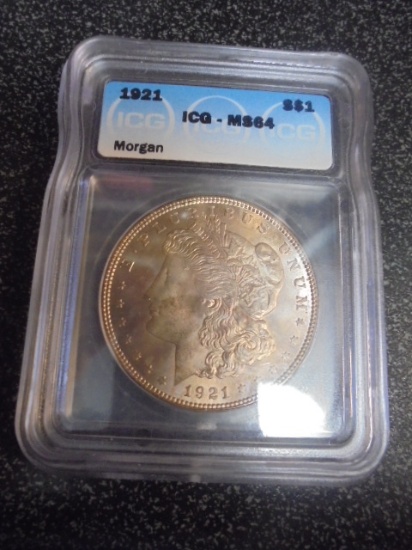 1921 Morgan Silver Dollar