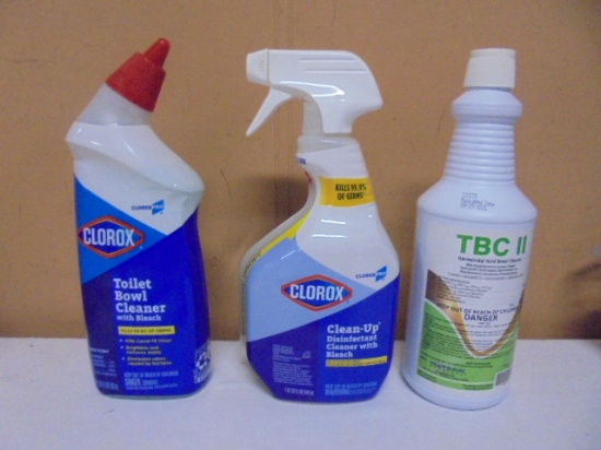Clorox Cleaner/Clorox & TBCII Toilet Bowl Cleaner