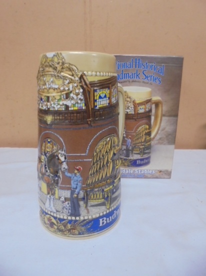 Budweiser National Historic Landmark Series Clydesdale Stables Stein