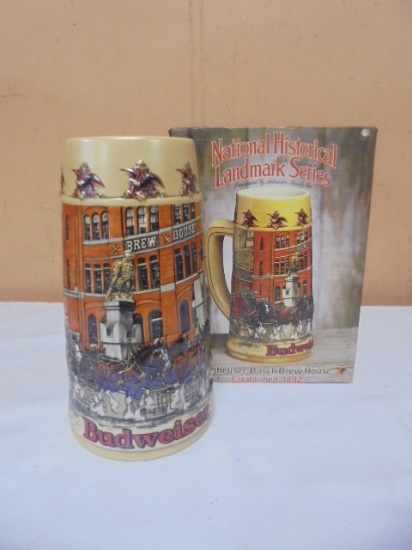 Budweiser National Historic Landmark Series Anheiser-Busch Brew House Stein