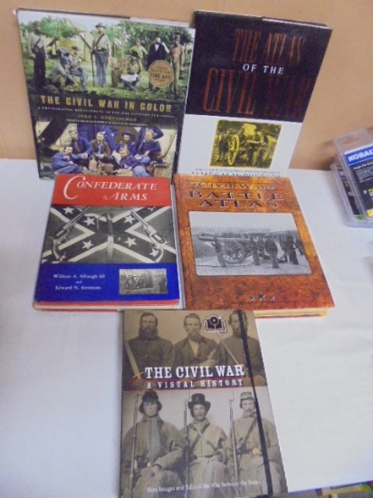 Group of 4 Civil War Books & DVD Set