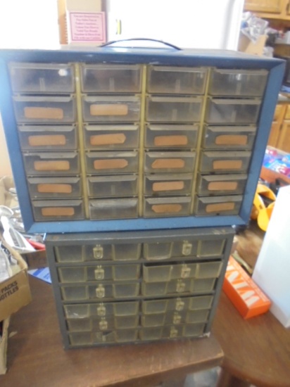 2 Steel Hardware Organizers