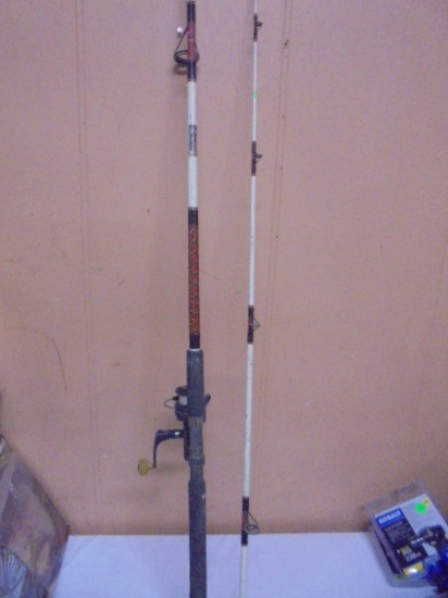 Hurricane Graphite 2pc/9ft Rod2/ Blackhawk Mach VI Reel