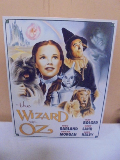 The Wizzard of Oz Metal Sign
