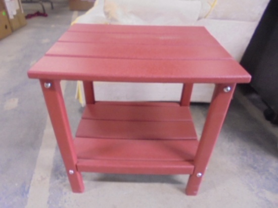 Outdoor Side Table Made From Cmposite Material
