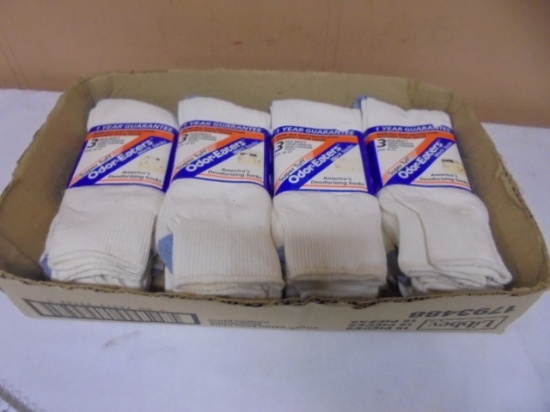 12 Brand New Pair of Odor-Easters Men's Socks
