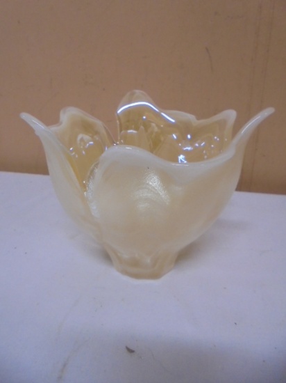 Beautiful Murano Style Art Glass Bowl