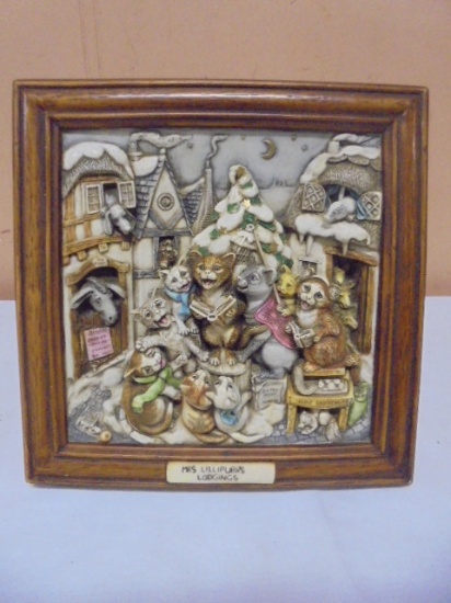 Harmony Kingdom "Mrs. Lillipur's Lodgings" Framed 3-D Dartwork