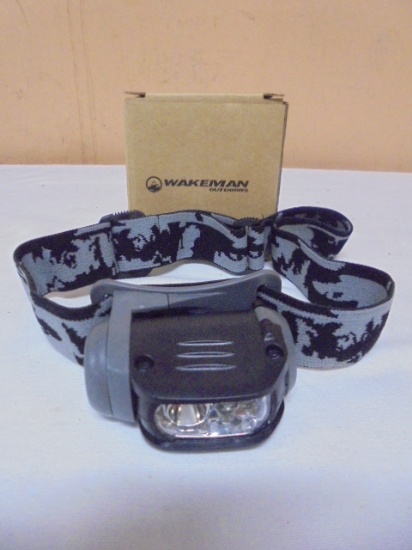 Wakeman Outdoors LED Head Lamp
