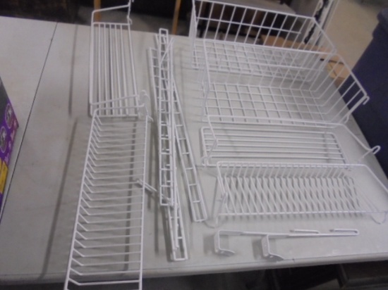 6pc Over The Door Storage Rack System
