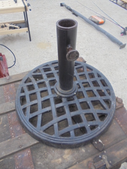 Cast Iron Patio Umbrella Stand