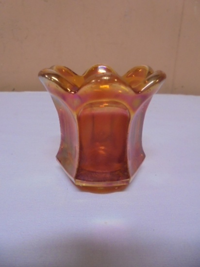Vintage Imperial Marigold Carnival Flute Pattern Toothpick