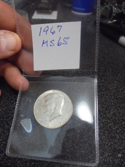 1967 40% Silver Kennedy Half Dollar
