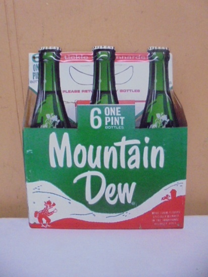 Metal Mountain Dew Advertisement Sign