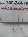 Group of 3 Iron Shepherd's Hooks