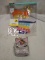 Qty 2 Clear Zip Pouch/ Qty 1 Zip Glitter Unicorn Pouch