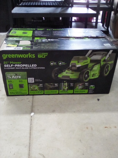 Greenworks 60V UltraPower Self Propelled 21” Mower- MSRP $492