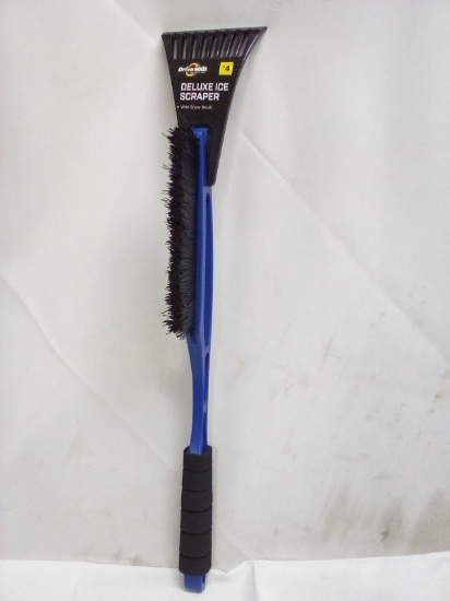 21” Drive Mxb Deluxe Ice Scraper w/ Snow Brush-Blue