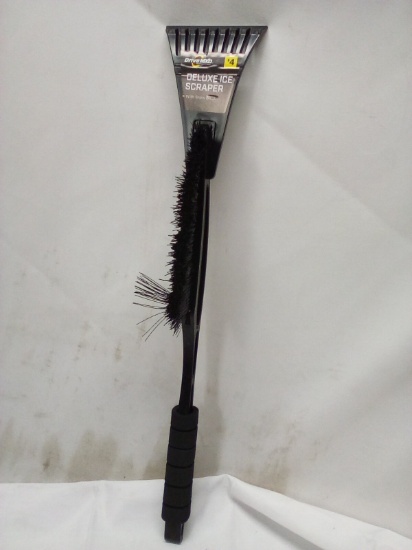 21” Drive Mxb Deluxe Ice Scraper w/ Snow Brush-Black