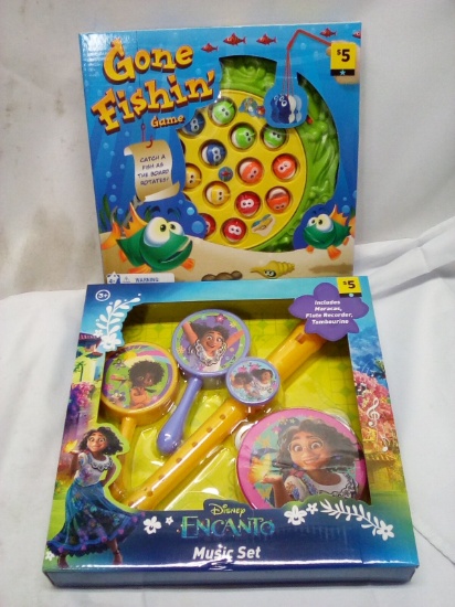 Gone Fishin’ Game/ Encanto Music Set
