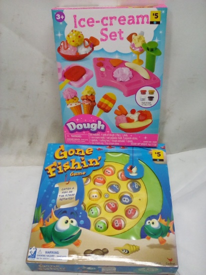 Ice Cream Set Dough/ Gone Fishin’ Game