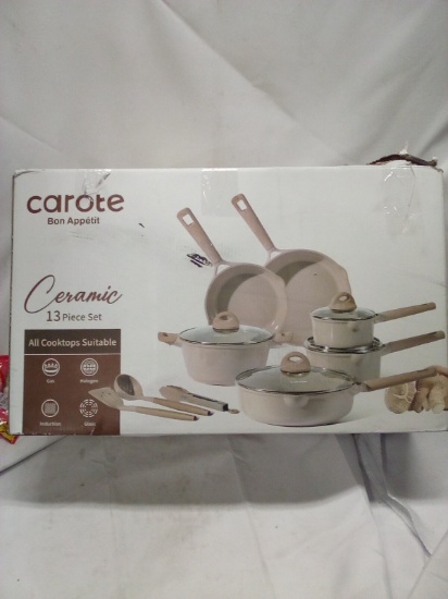 Carote Ceramic 13pc Cookware Set