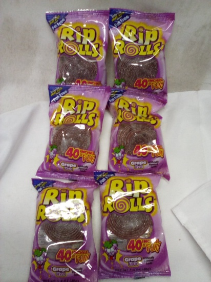 Qty 6 Rip Rolls 40” Grape Flavor