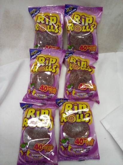 Qty 6 Rip Rolls 40” Grape Flavor