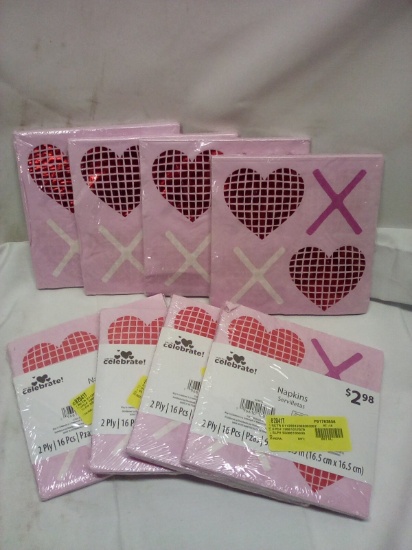 Qty 8 Paper Napkin 16ct
