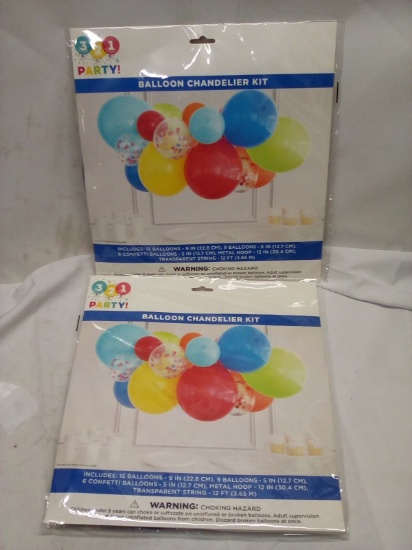 Qty 2 Balloon Chandelier Kit