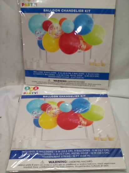 Qty 2 Balloon Chandelier Kit