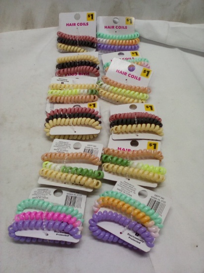 Qty 12 Hair Coils 3pack