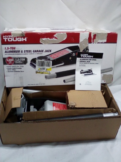 HyperTough 1.5Ton Aluminum and Steel Garage Jack- MSRP $89.00