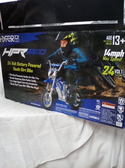 HyperToyCo. HPR350 Youth 24V Battery Powered Dirt Bike- MSRP $198.02