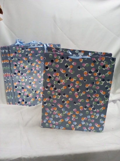 Set of 6 Large Double Handle Gift Bags