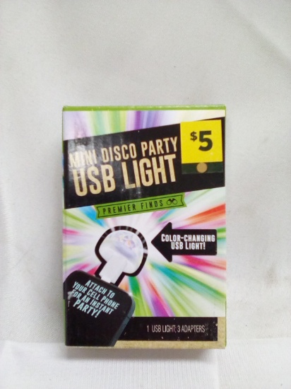 Premier Finds Mini Disco Party USB Light w/ 3-Way Adapter for Phone Plug in