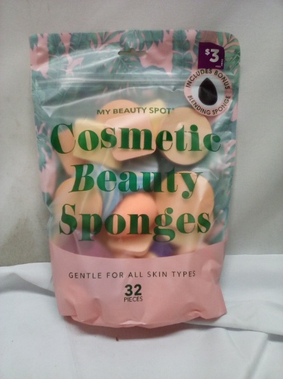32Pc My Beauty Spot Cosmetic Sponge Kit