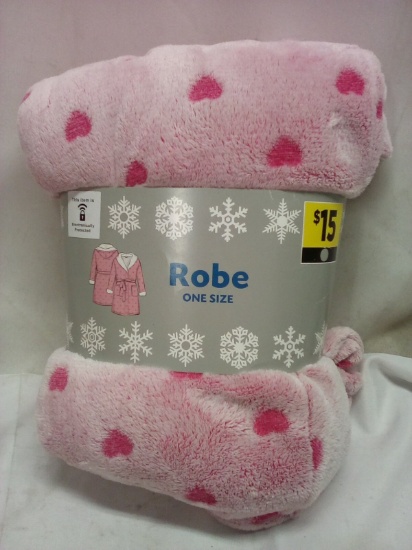Single One Size Plush Robe